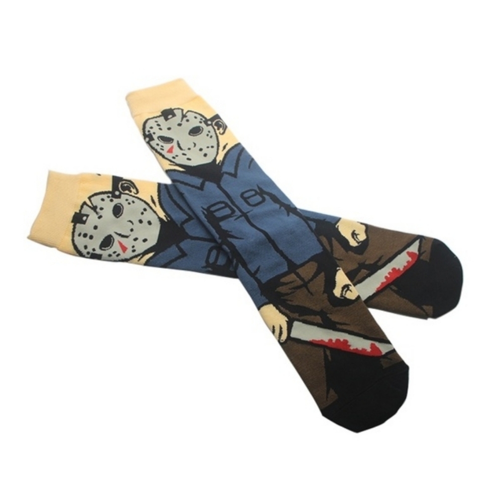 Jason Voorhees Friday the 13th Character Socks - Picture 2 of 5